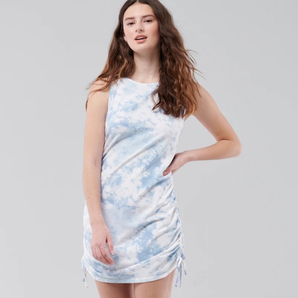 FINAL SALE: Hollister Tie Dye Side-Cinch Knit Dress
